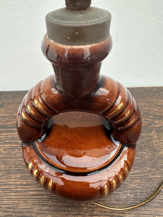 Image 1 of Small ceramic lamp base from the late 40s-early 50s, attributed to Vallauris