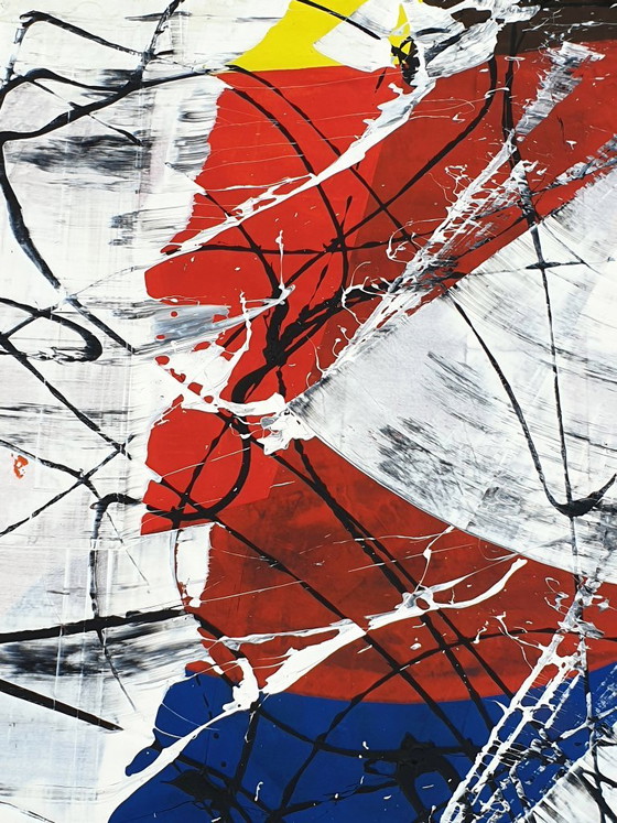Jürgen Angeler - Rode Bloem - XXL – Schilderijen & Tekeningen, Canvas (photo 5 of 20)