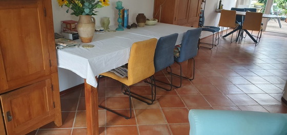 Image 1 of Beautiful, robust solid teak dining table (220 x 99 cm)