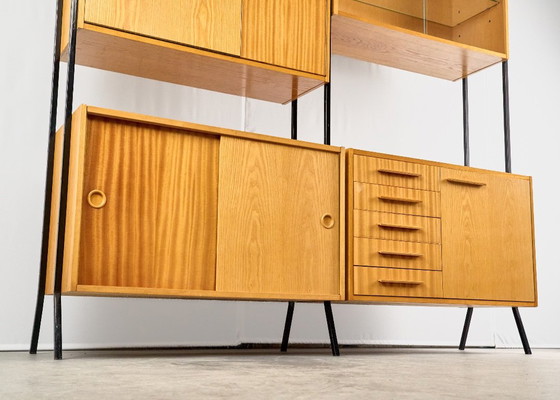 Vintage Modulaire Wandkast, jaren 60, Tsjechoslowakije – Wood (photo 4 of 24)