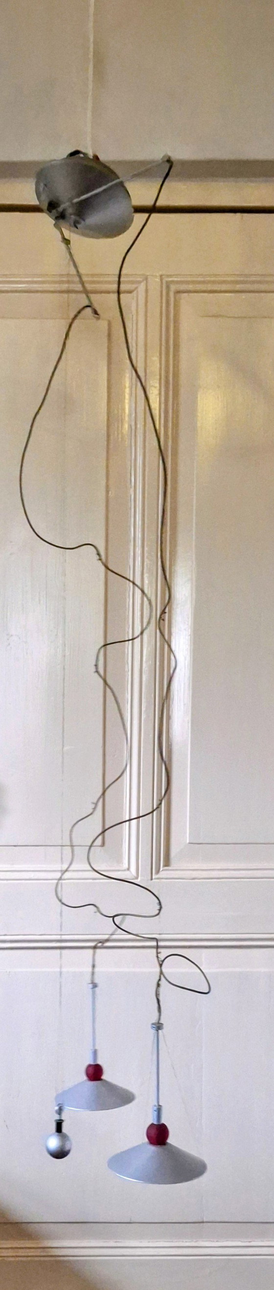 Gemelli par l'Italien Debsch, années 1980/90 – Suspensions, Metal (photo 2 of 15)
