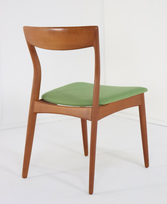 Image 1 of 4X R. Borregaard Voor Viborg Stoelen Eetkamerstoelen Vintage Deens