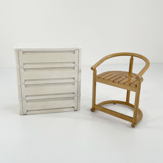 Image 1 of Witte ladekast Model 4964 van Olaf Von Bohr voor Kartell, 1970S