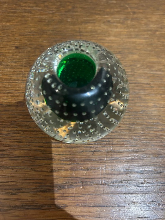 Image 1 of Murano bubbelkristallen kandelaar