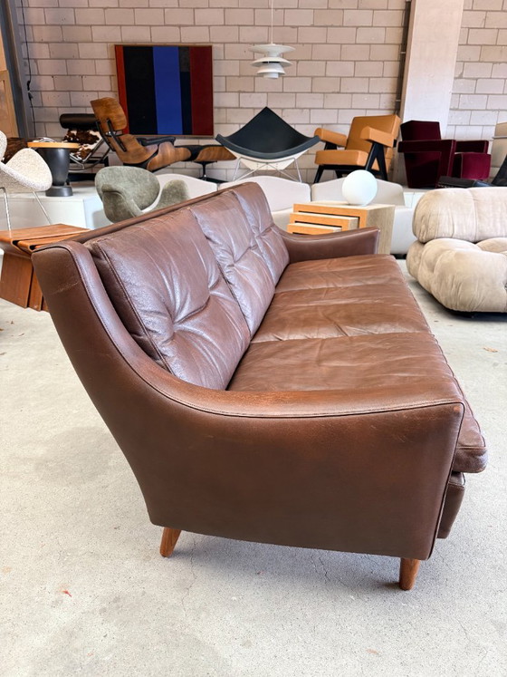 Divano vintage Vejen di Georg Thams – Divani, Leather, Wood (photo 8 of 14)