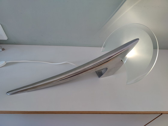 Image 1 of Alien Wall Lamp, Designed by Joan Auger and Produced by Taller Uno / Metalarte in Spain in the 1980s