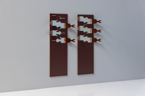 Image 1 of Appendiabiti con specchio 'Scorpion' di Anonima Design per Bonetto, Italia, anni '70