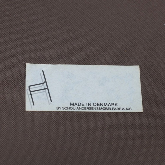 Image 1 of Juego de cuatro sillas de comedor de Kai Kristiansen para Schou Andersens, Dinamarca, años 70
