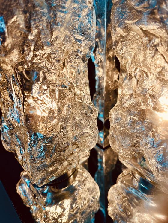 Image 1 of Hillebrand 70’s Ice Cube plafonierre