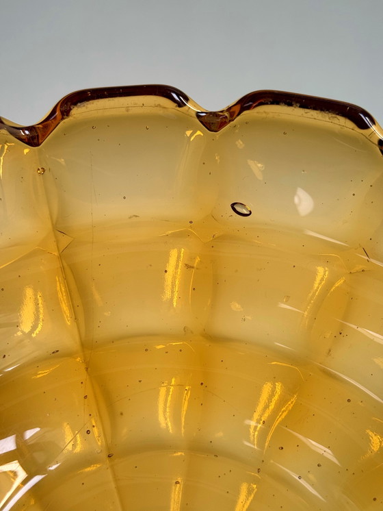 Image 1 of Ankerglas Bernsdorf - Ciotola - Donna - Vetro ambrato - Art Déco