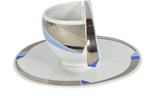 Rosenthal - Studio Line - Memphis style - Antje Bruggemann - Kunstlertasse Nr. 24 - Germany -.