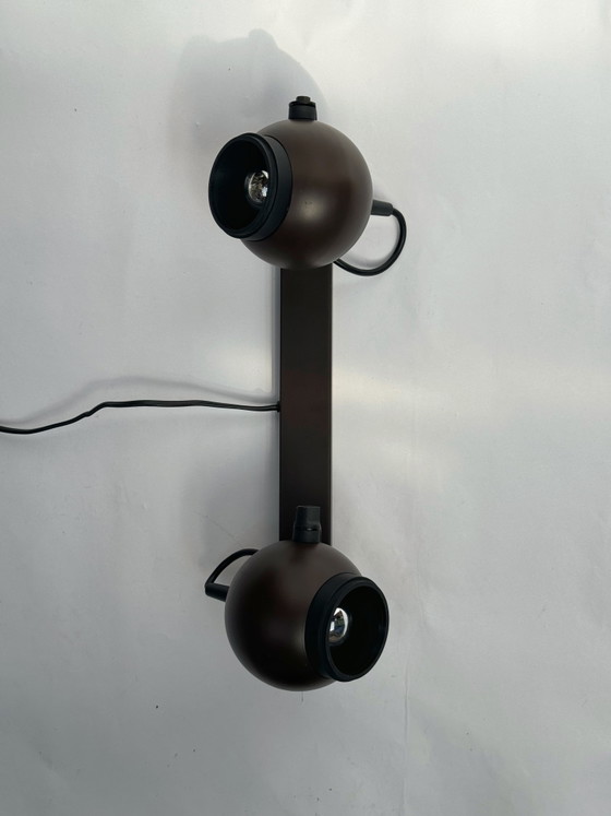 Image 1 of Lampada da parete vintage Herda a doppio occhio | Era spaziale