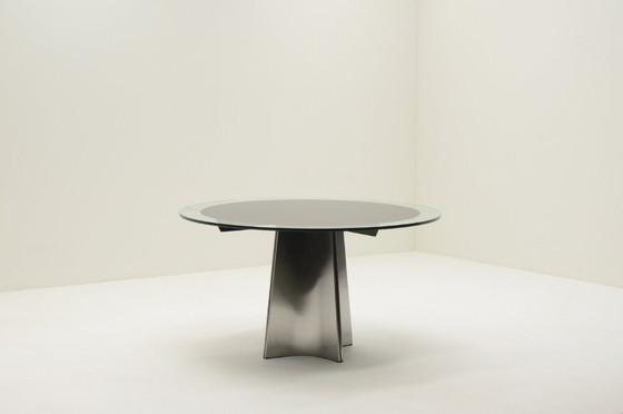Image 1 of UFO dining table by Luigi Saccardo for Arrmet, 1970s Italy. 