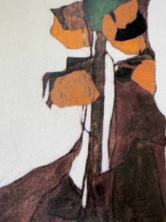 Image 1 of Egon Schiele (1890-1918), Zonnebloemen II, 1909, Gedrukt in Italië