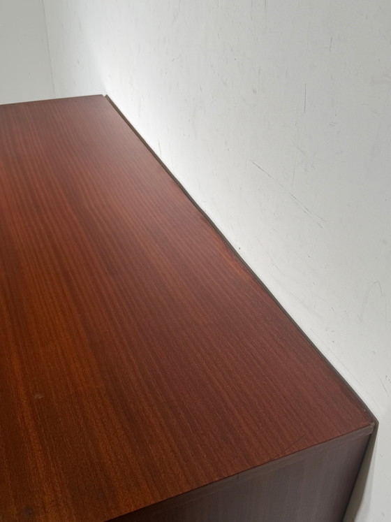Vintage Mid-Century Highboard in Teak | 1960s Storage Cabinet (photo 5 of 6)