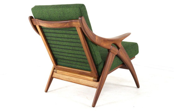 Image 1 of Set di 2 poltrone De Ster de Knoop, rivestite di recente, stile vintage.