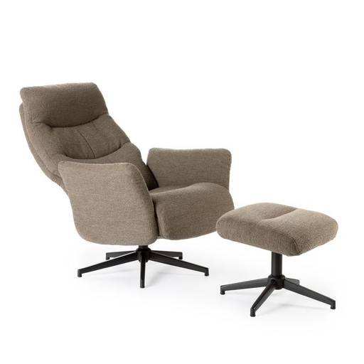 Feelings Barna relaxfauteuil met poef