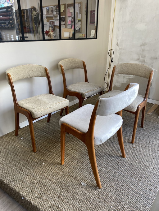 4 Chaises gondoles vintage Baumann