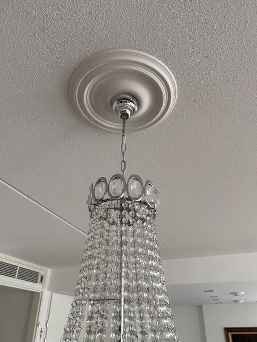 Chandelier with crystals