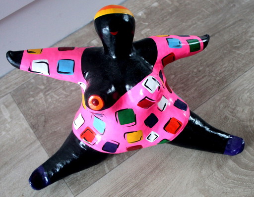 Beeld van Trijnie Wubbolt: Jolien small Pink&Black
