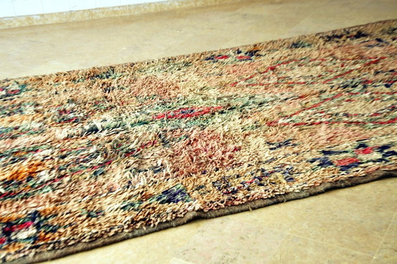 Image 1 of Tappeto bouaad marocchino dai toni tenui 392 x 188 cm 