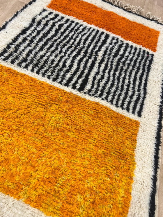 Alfombra naranja de 300 cm x 210 cm. – Wool (photo 8 of 11)