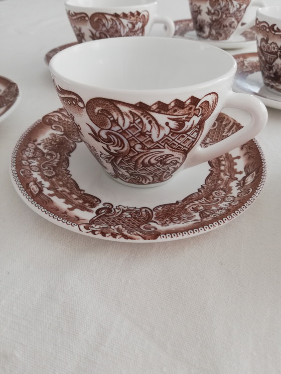 Image 1 of Tasses Et Sous-Coupes Rivanel Vintage