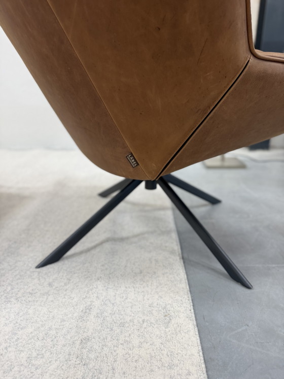 Image 1 of Label van den Berg Gustav Swivel armchair Bronco Yak leather