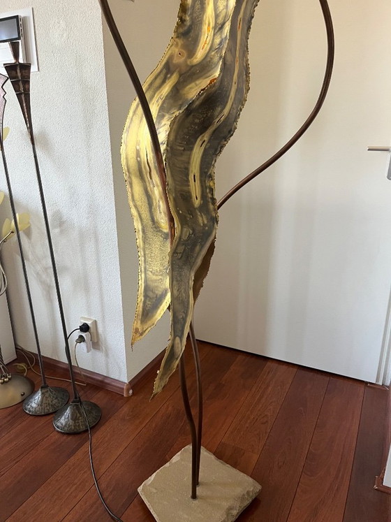 Kunstobjekt mit Beleuchtung – Bildhauerei, Copper, Brass (photo 9 of 14)
