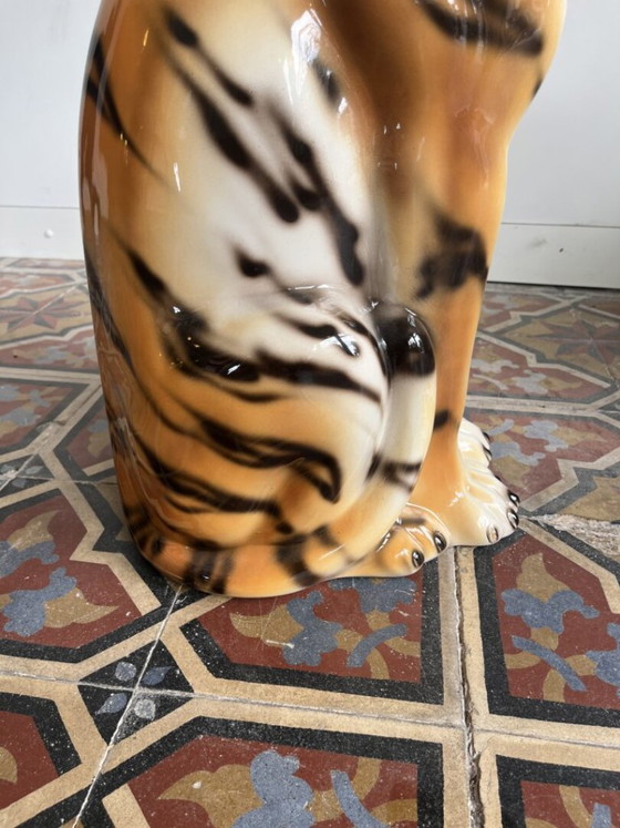 Alfeo, Great Italian Ceramic Tiger – Ceramiche Boxer, Decorative Objects (photo 10 of 13)