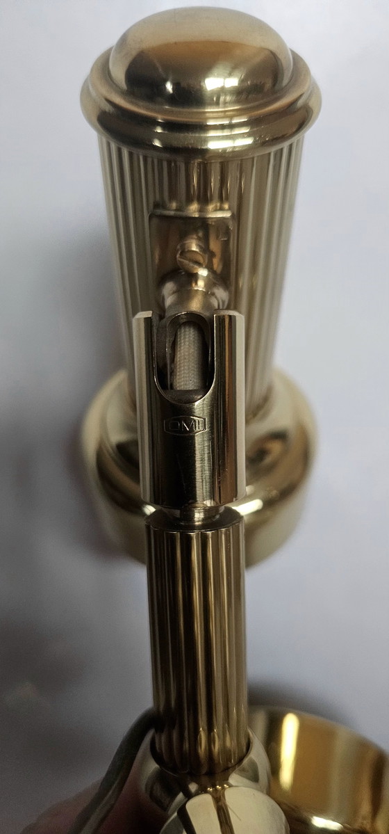 Image 1 of OMI Leuchten Lot von 4 Scheinwerfern | Messing | Hollywood Regency ca. 1970 | Original