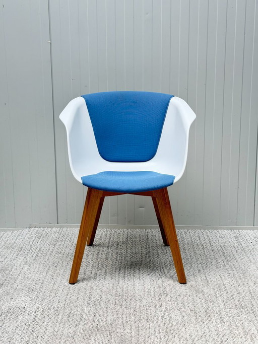 Silla Sedus On Spot Design con tapicería azul – kuipstoelen, Plastic, Wood
