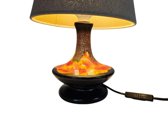 Image 1 of Fat Lava - Walter Gerards - Keramiek - Tafellamp - West Germany - 3e Kwart 20e Eeuw