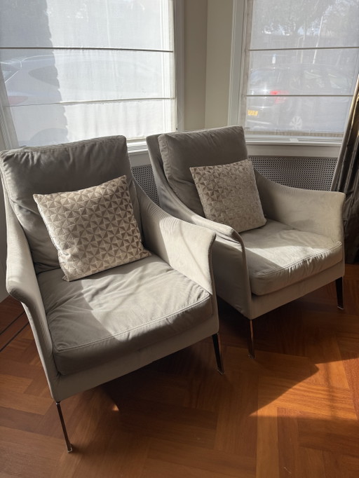 2x Flexform Boss Poltrone