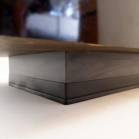 Image 1 of Italiaanse salontafel geïnspireerd op het "Alveo" model van W. Rizzo voor Sabot