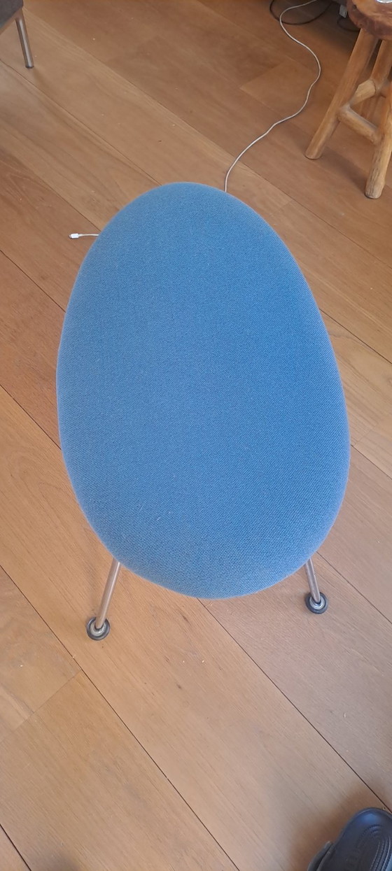 Artifort Orange Slice Van Pierre Paulin Met Voetenbank – Fauteuils, Metal, Textile (photo 3 of 7)