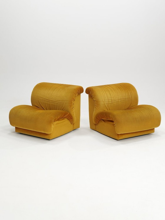 Image 1 of Pair of Doimo Salotti Lounge Chairs, 1970s