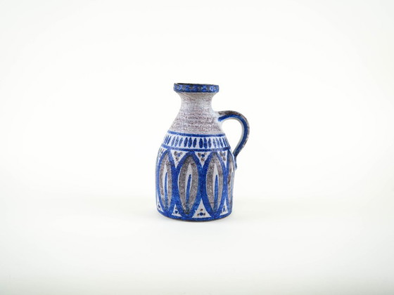 Image 1 of Ceramic vase with a handle, Danish design, 1960s, made in Denmark