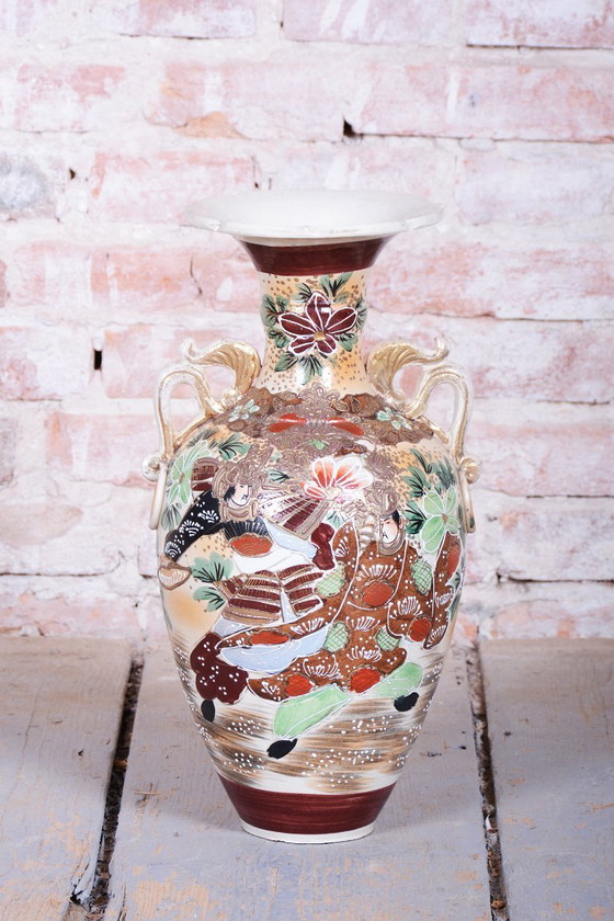 Vaso Art Déco originale, tecnica Moriage, ceramica smaltata, Giappone, anni '10 – Vasi (photo 6 of 9)