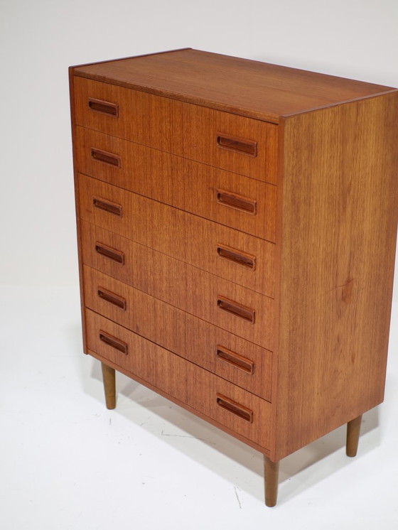 Image 1 of Ladekast teakhout Westergaard E. Jensen Deens vintage