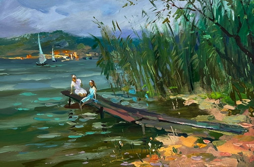 Filles au bord de la rivière