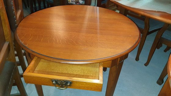 Image 1 of Cherry wood Art Nouveau side table