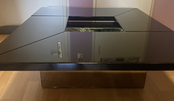 Image 1 of Mesa de centro/barra de cócteles de diseño de Paul Michel, Francia, década de 1970.