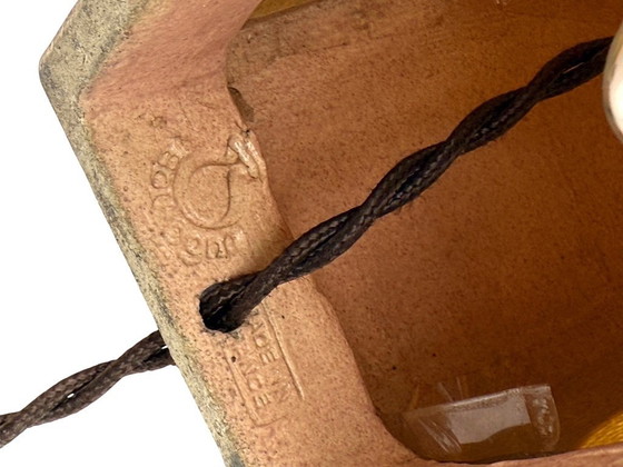 Image 1 of Art deco Keramik-Tischlampe, Andre Fau Boulogne Frankreich um 1940