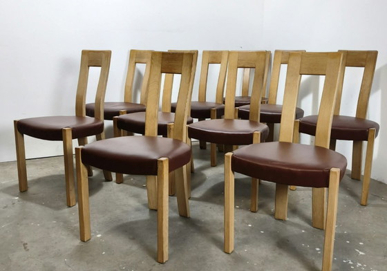 Sillas de comedor de respaldo alto de los años 70 – Madera (photo 6 of 6)