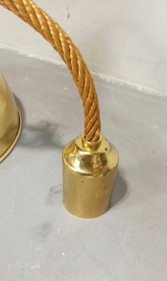Image 1 of Vintage gouden hanglamp