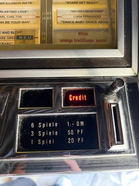 Image 1 of Wurlitzer Lyric FLS Jukebox / Musikbox / Vintage 1960s/70s / Fully Working / Coin Operated / Vinyl Record Player + Records