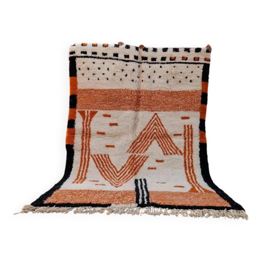 Tapis marocain en laine tissé à la main 3x2 m