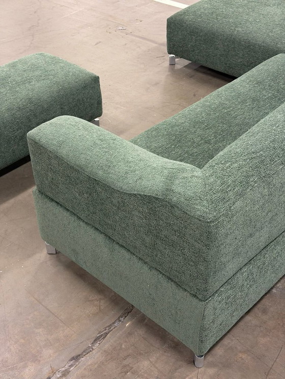 Image 1 of Leolux Faya Lobi Groen + Hocker