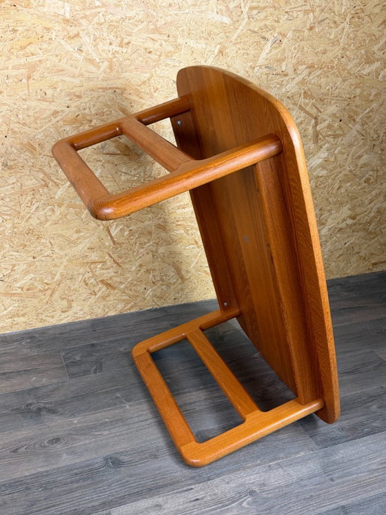 60s 70s Teak Coffee Table Side Table by Silkeborg, CFC Silkeborg, Wood, Multi Color (photo 13 of 14)